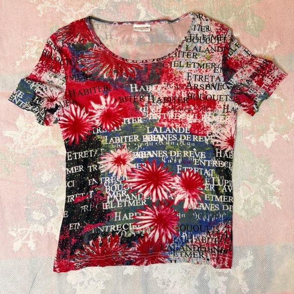 Biaggini Mesh Top Size M - Picture 1 of 3